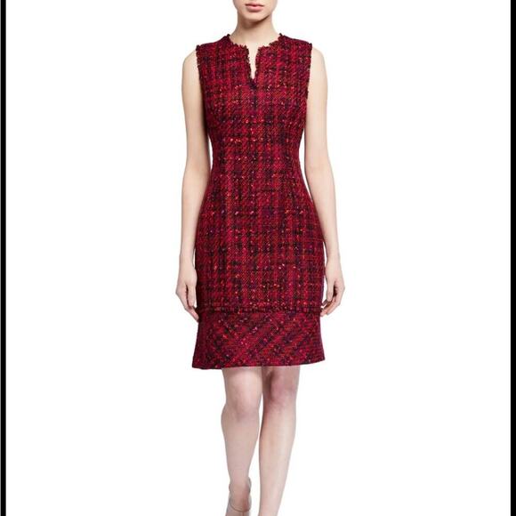 Karl Lagerfeld Tweed Sheath Dress - Picture 1 of 6